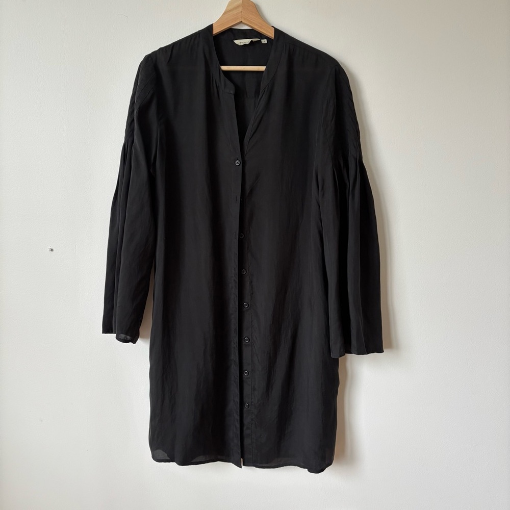 Tylho Black Button-Up Long Sleeve Shirt